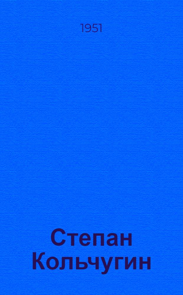 Степан Кольчугин : Роман
