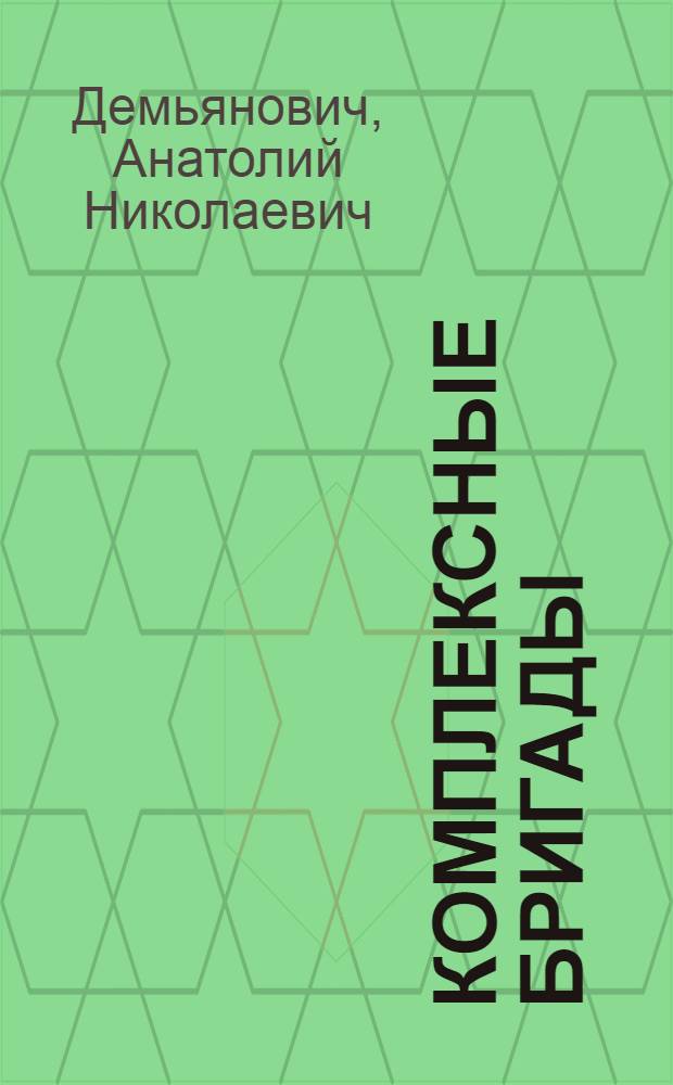 Комплексные бригады