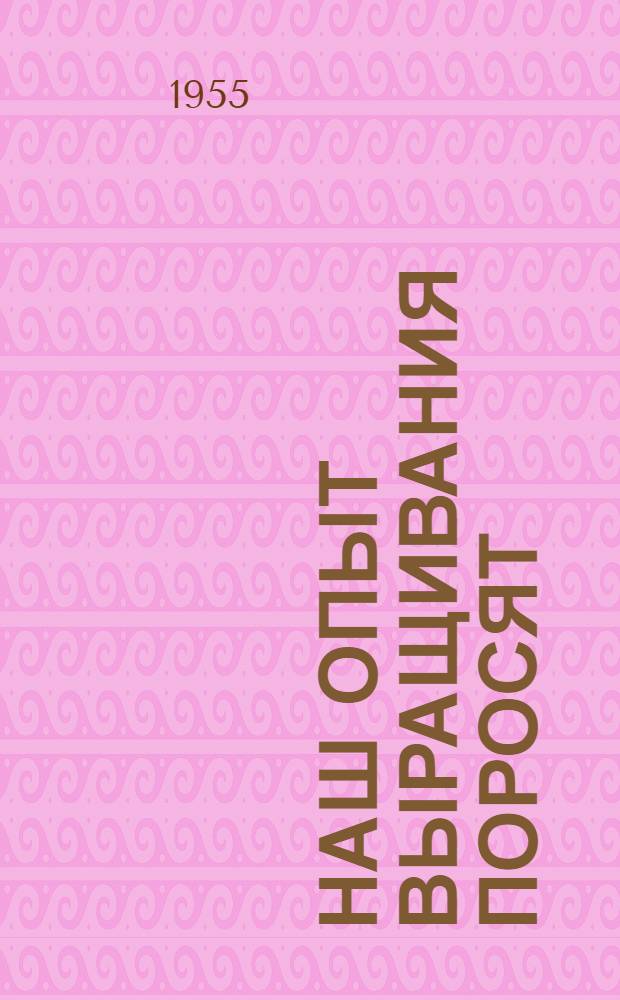 Наш опыт выращивания поросят