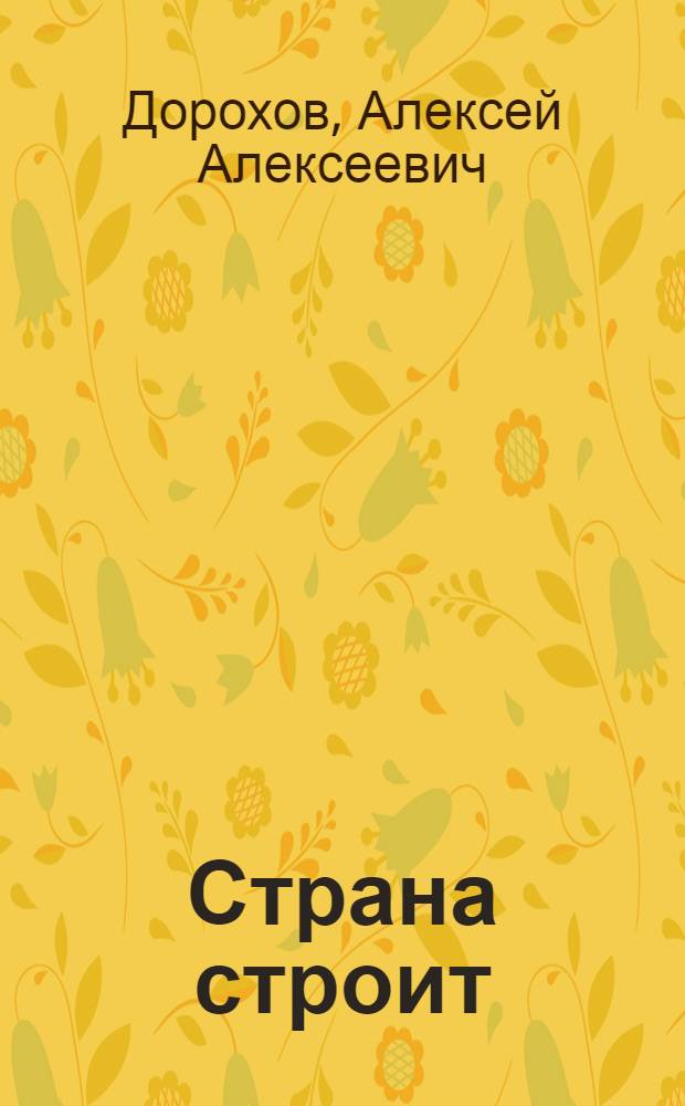 Страна строит : Для мл. и сред. возраста