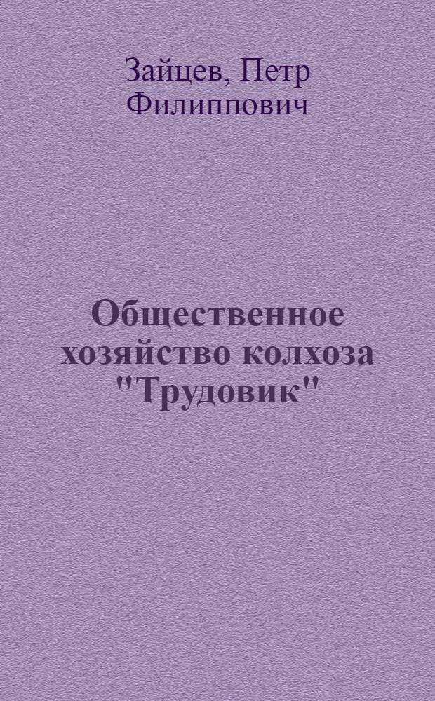 Общественное хозяйство колхоза "Трудовик" : Курдайский район