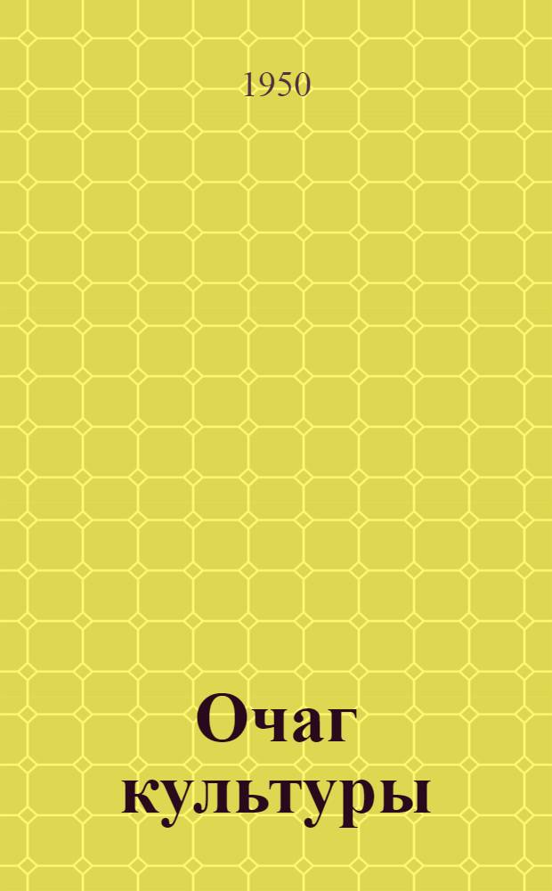 Очаг культуры : (Из опыта работы Конско-Раздор. сельского клуба)