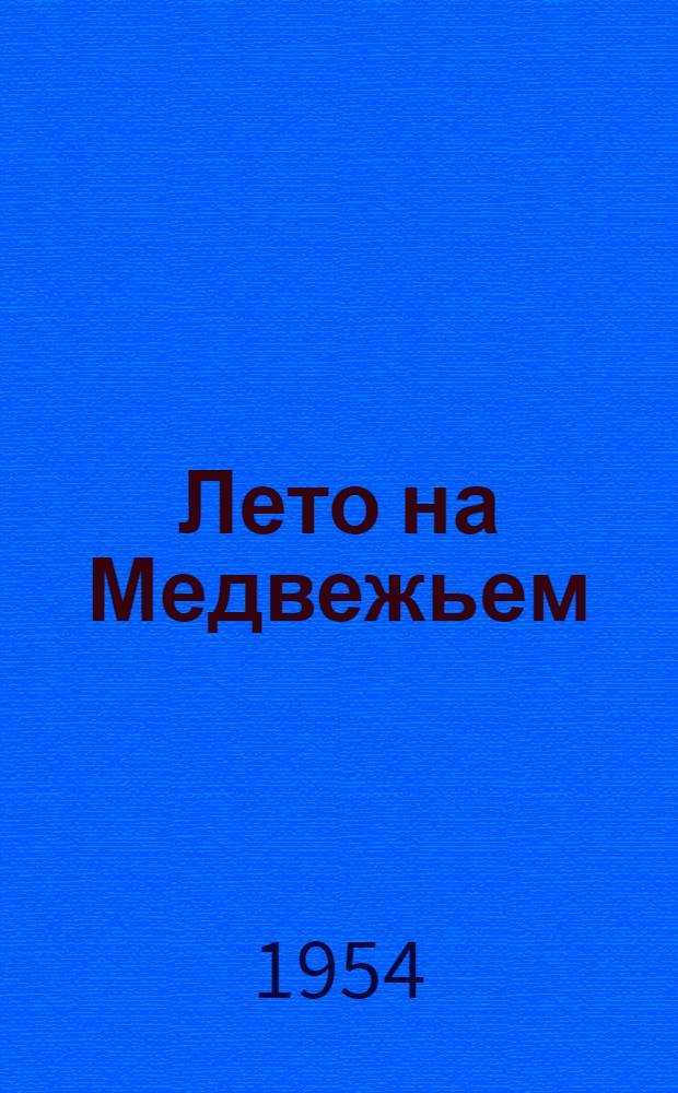 Лето на Медвежьем : Повесть : Для детей