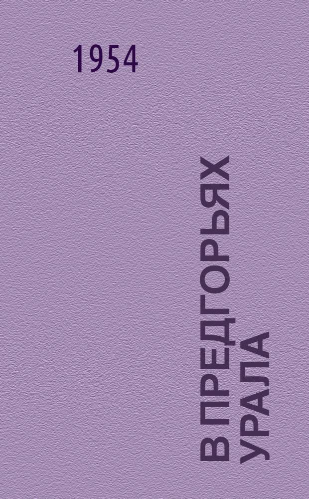 В предгорьях Урала : Роман Кн. 1-. Кн. 1