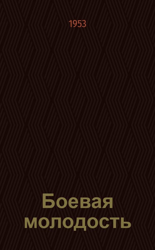 Боевая молодость : Очерки об участии комсомольцев и молодежи Приморья в борьбе с интервентами и белогвардейцами