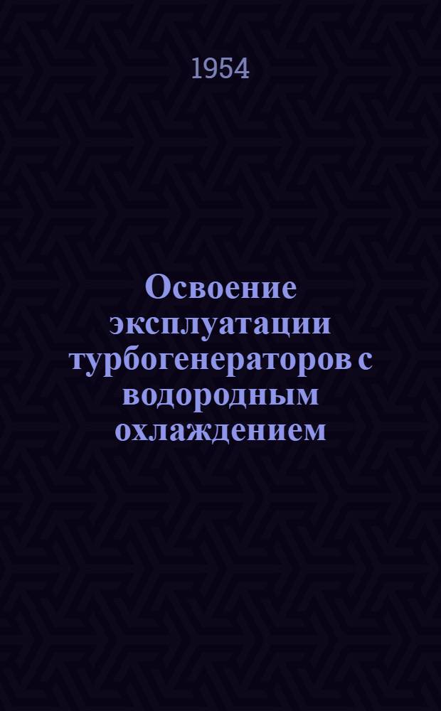 Освоение эксплуатации турбогенераторов с водородным охлаждением