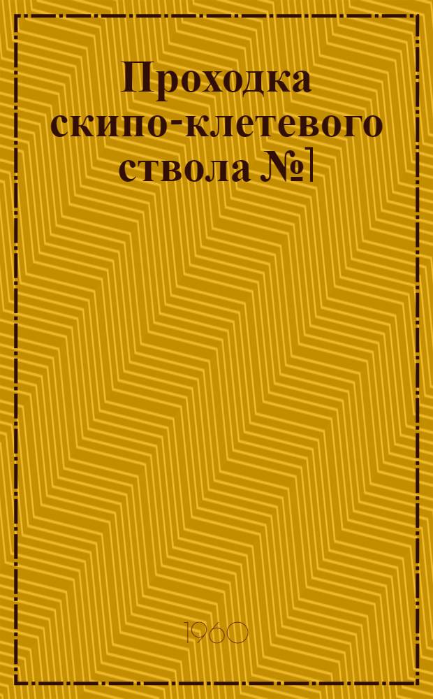 Проходка скипо-клетевого ствола № 1 : Реконструкция шахты "Южная"