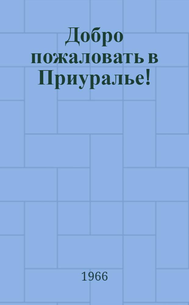 Добро пожаловать в Приуралье!