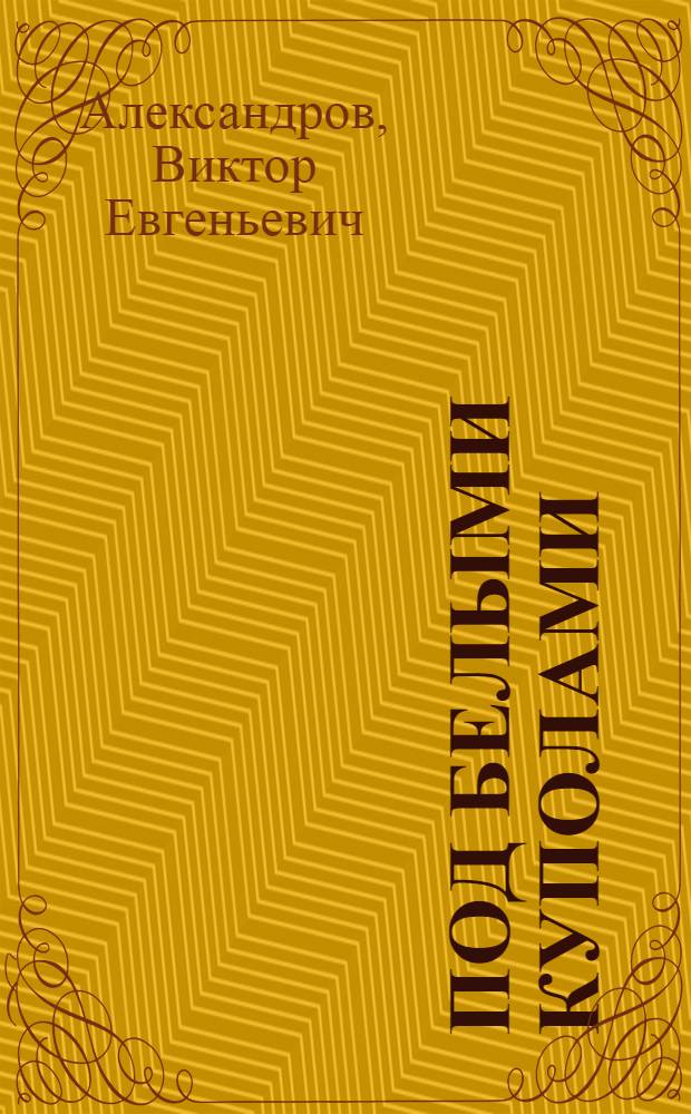 Под белыми куполами : Повесть