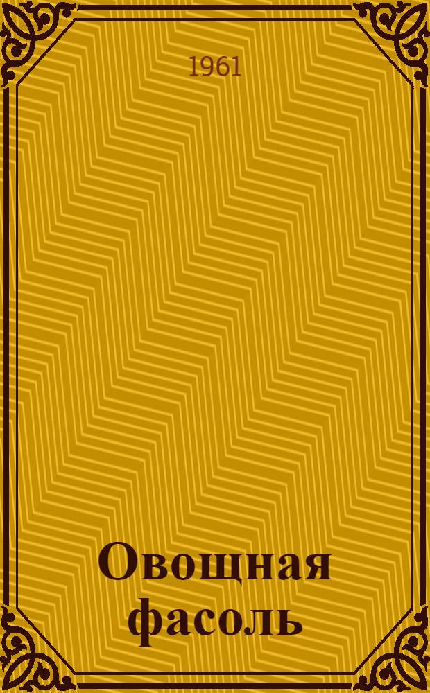 Овощная фасоль