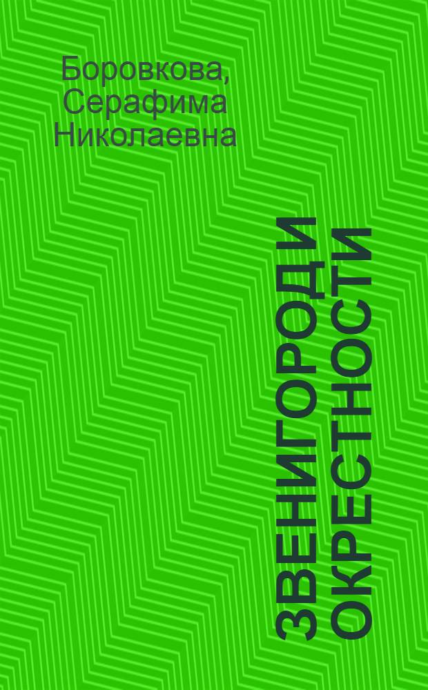 Звенигород и окрестности