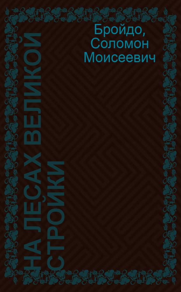 На лесах великой стройки : Строительство Иркут. ГЭС