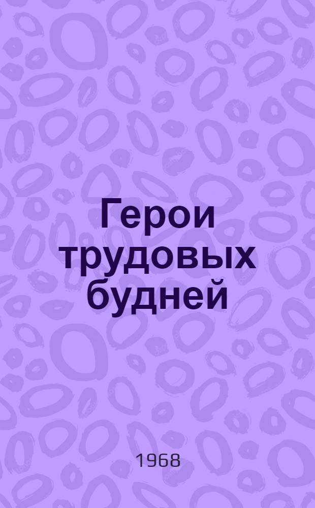 Герои трудовых будней : Очерки