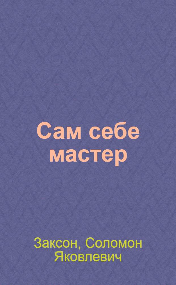 Сам себе мастер