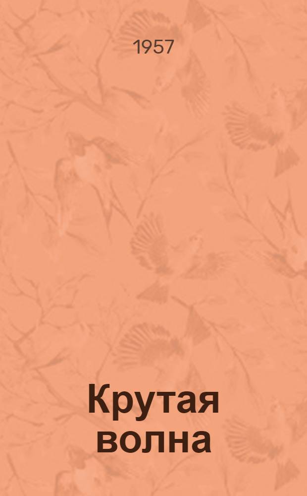 Крутая волна : Повесть