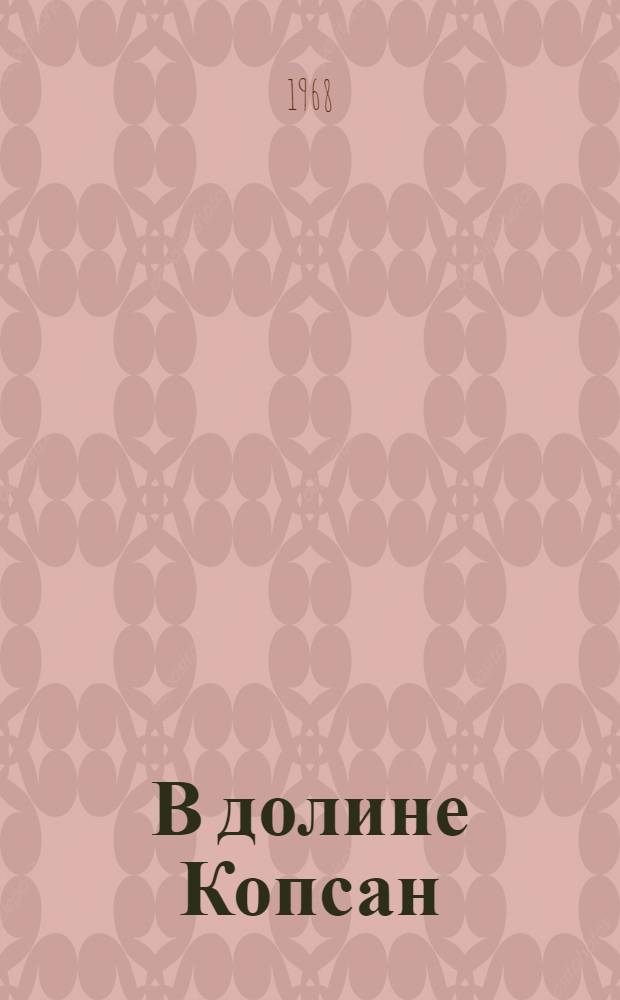 В долине Копсан : Роман