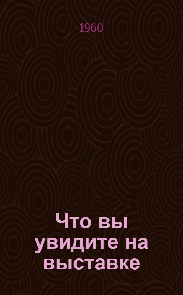 Что вы увидите на выставке : (Путеводитель по Выставке книг, памятных медалей, русских и иностр. монет, почт. марок и других редких вещей, собранных коллекционерами Брян. обл.)