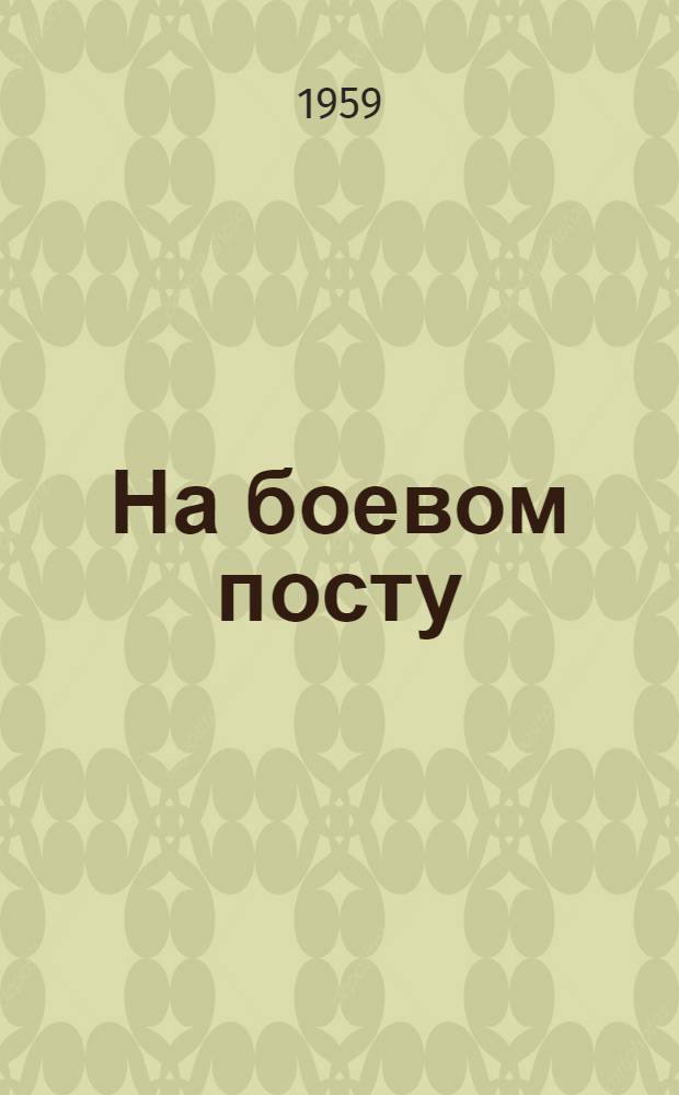 На боевом посту