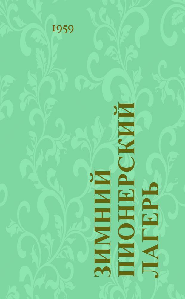 Зимний пионерский лагерь