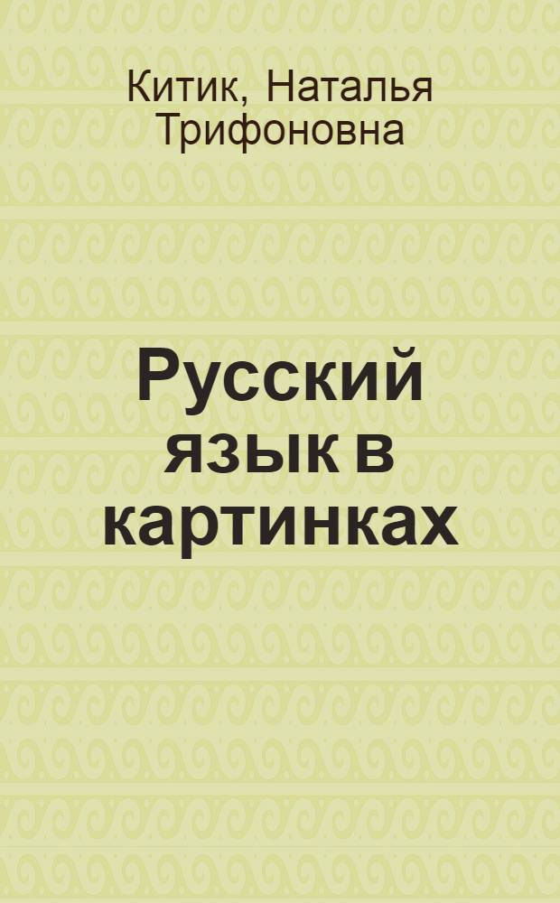 Русский язык в картинках : Устный курс : Для 1 класса молд. школы
