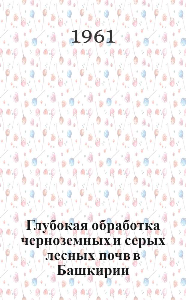 Глубокая обработка черноземных и серых лесных почв в Башкирии