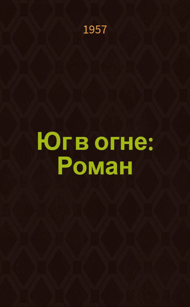 Юг в огне : Роман