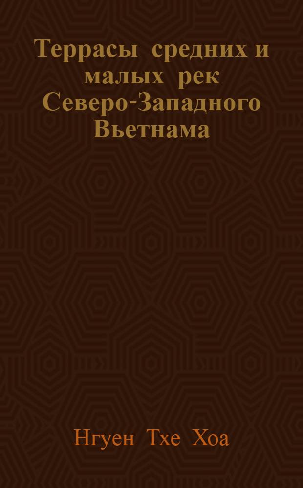 Террасы средних и малых рек Северо-Западного Вьетнама (район Ниньбинь) : Автореф. дис. на соиск. учен. степ. канд. геогр. наук : (11.00.04)