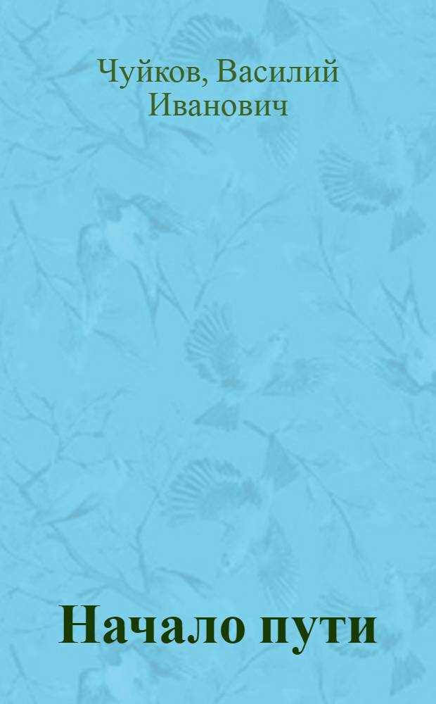 Начало пути