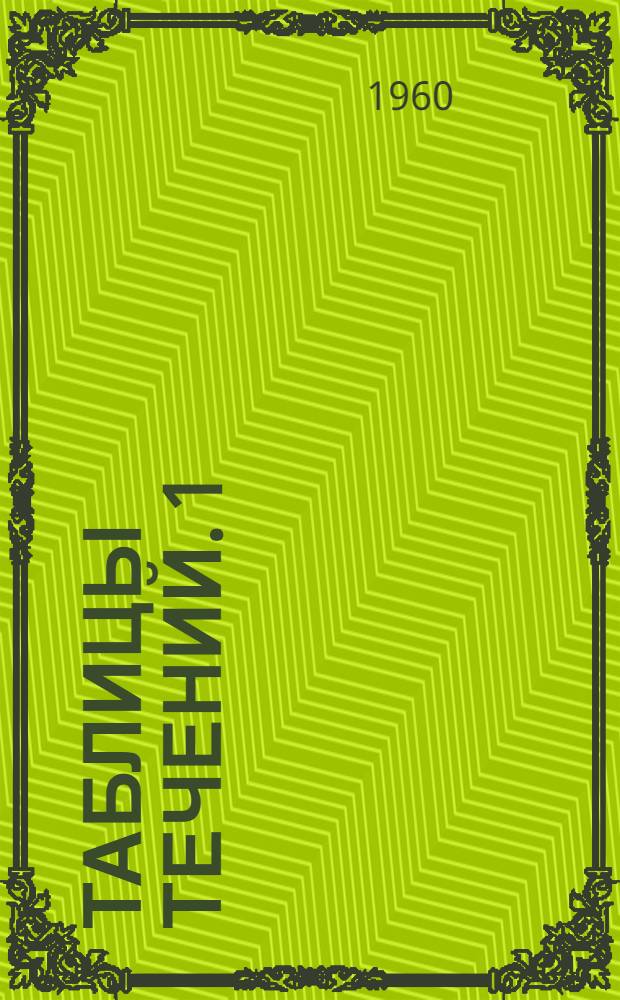 Таблицы течений. [1] : Тихий океан