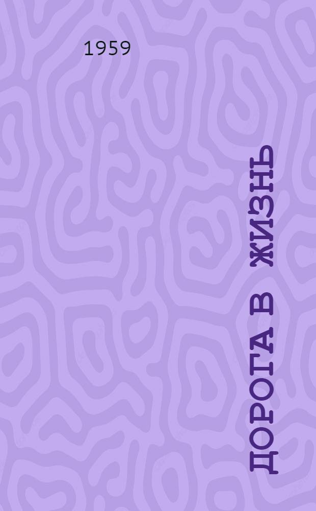 Дорога в жизнь : Очерки