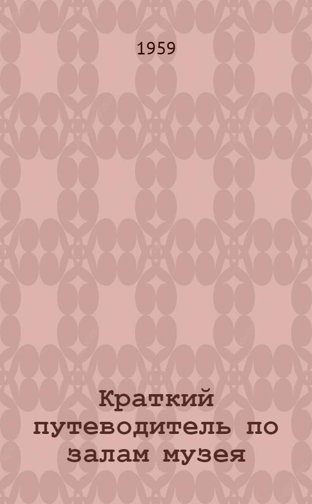 Краткий путеводитель по залам музея