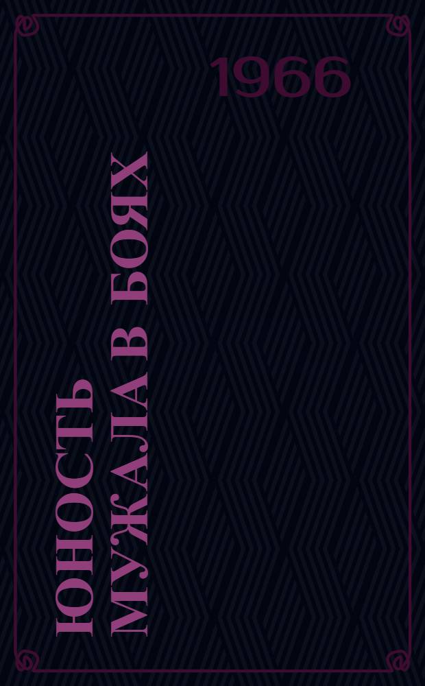 Юность мужала в боях : Статьи. Очерки. Документы