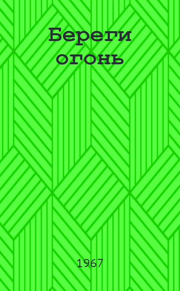 Береги огонь : Роман