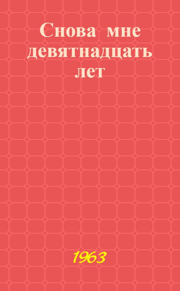 Снова мне девятнадцать лет : Фронтовые тетради