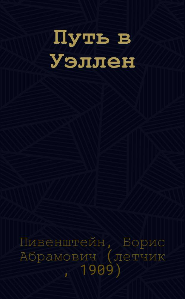 Путь в Уэллен : о спасении челюскинцев