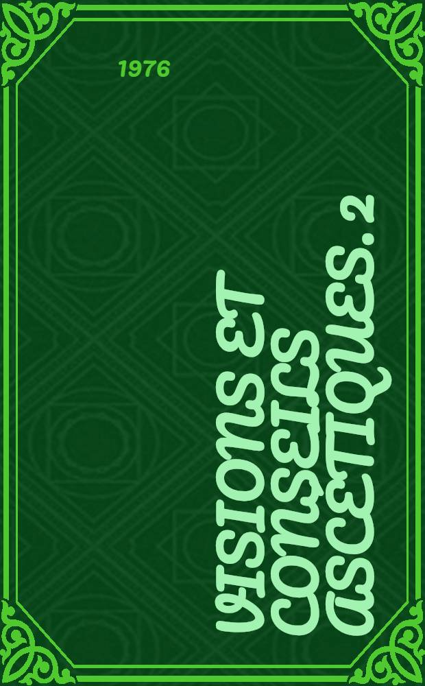 Visions et conseils ascétiques. [2]