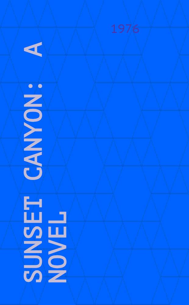 Sunset canyon : a novel