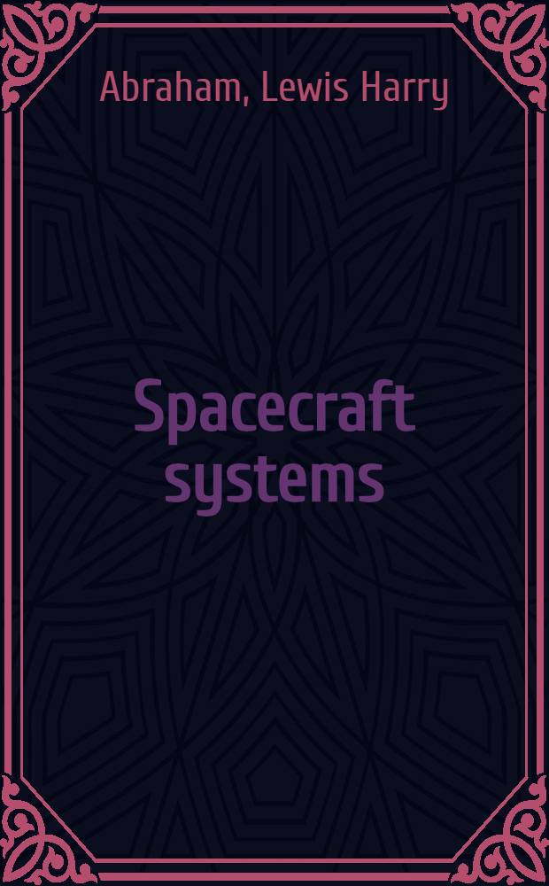 Spacecraft systems