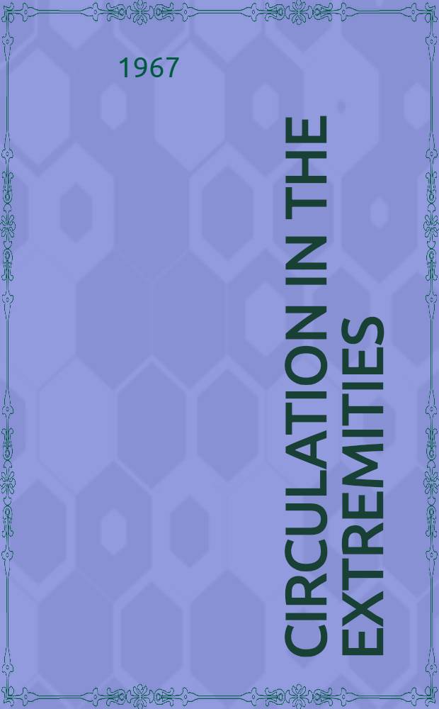 Circulation in the extremities
