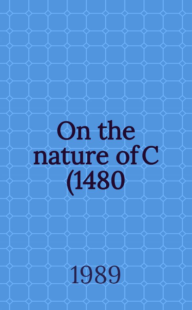 On the nature of C (1480) resonance