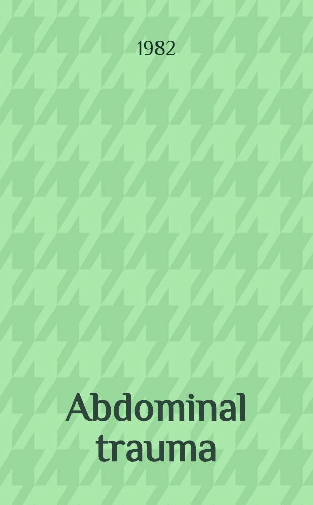 Abdominal trauma