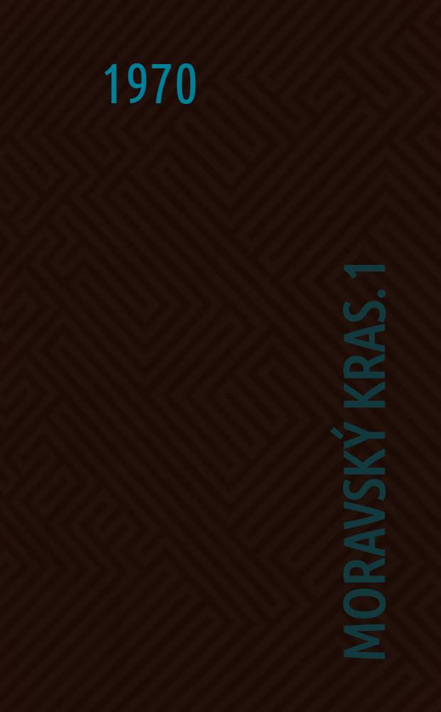 Moravský kras. 1