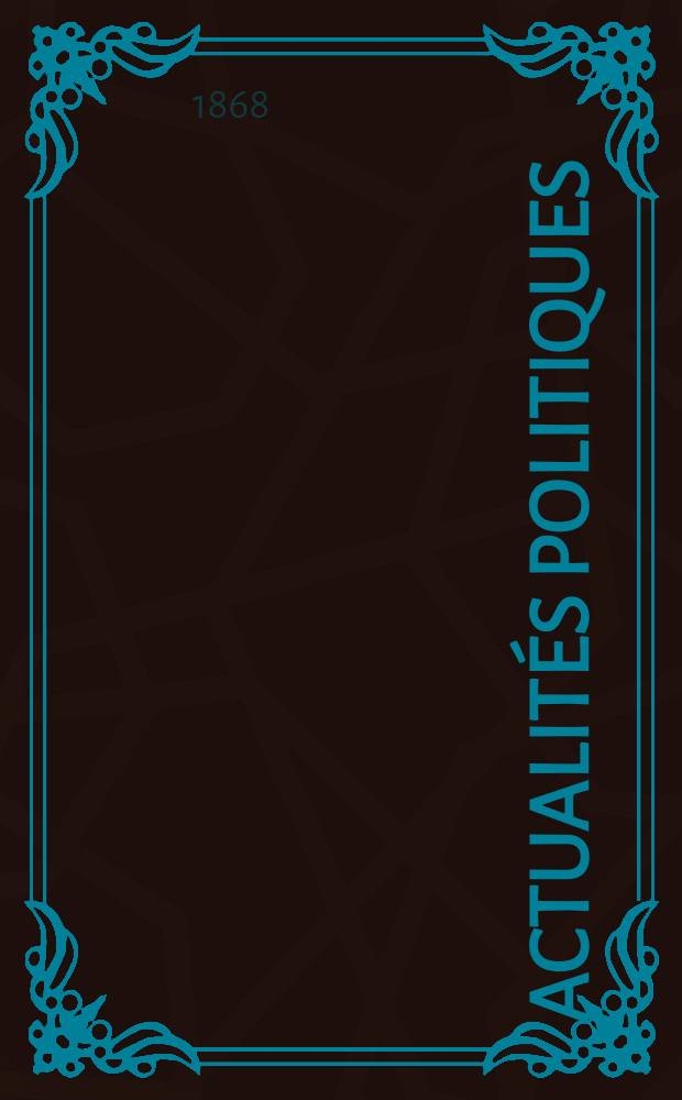 Actualités politiques