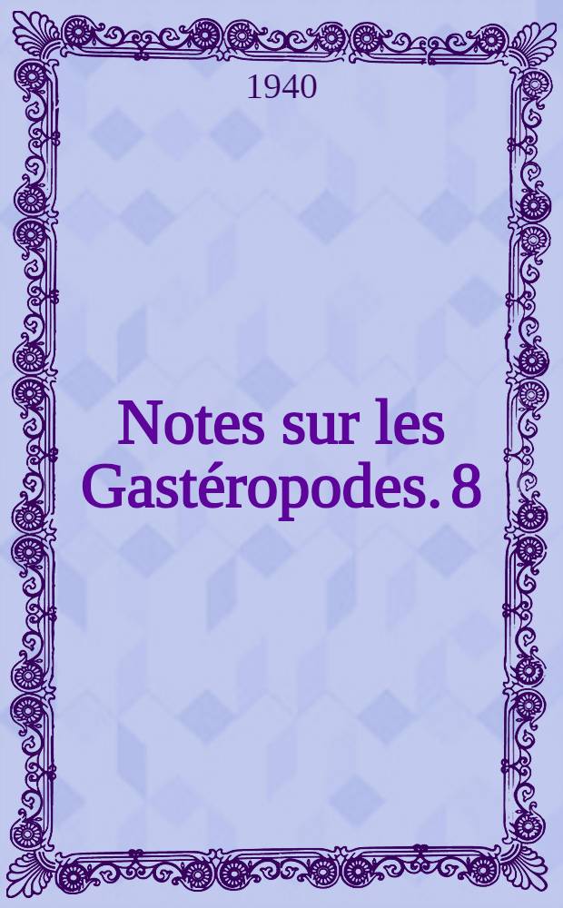 Notes sur les Gastéropodes. 8 : Sur la présence de Pseudamnicola confusa (Frauienfeld, 1863) en Belgique