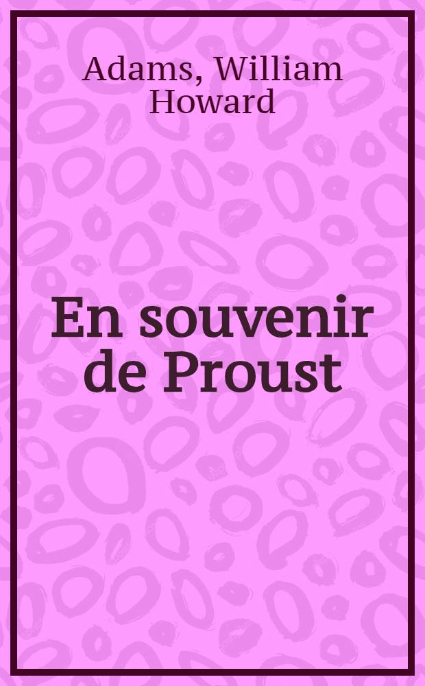 En souvenir de Proust : les personnages du "Temps perdu" photographiés par Paul Nadar