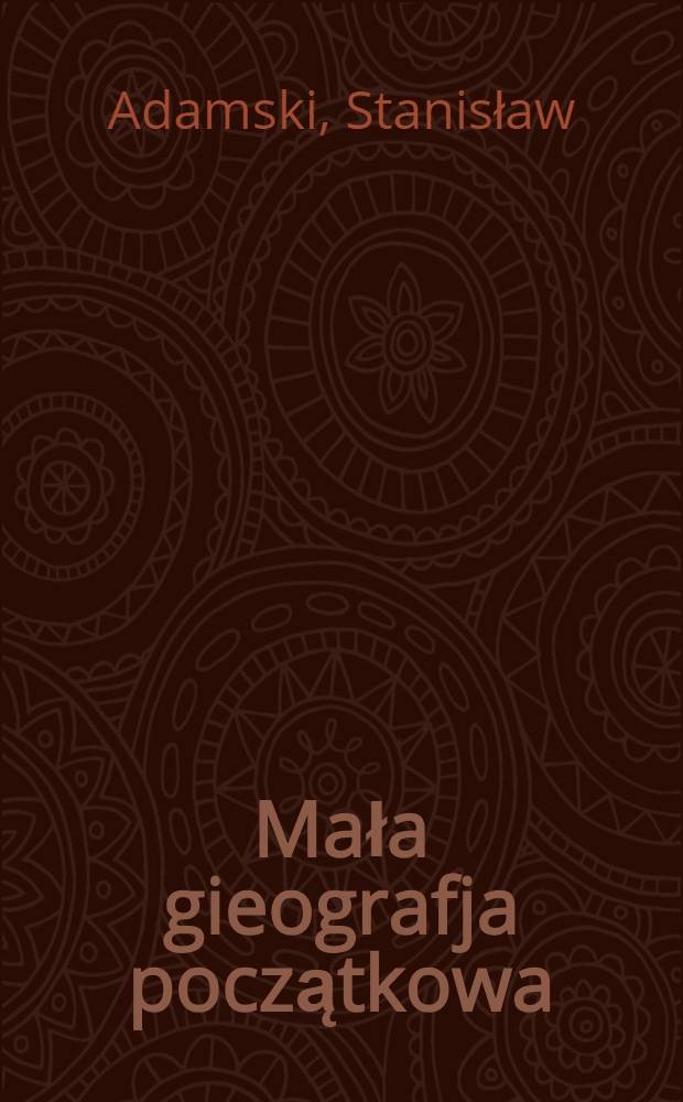 Mała gieografja początkowa