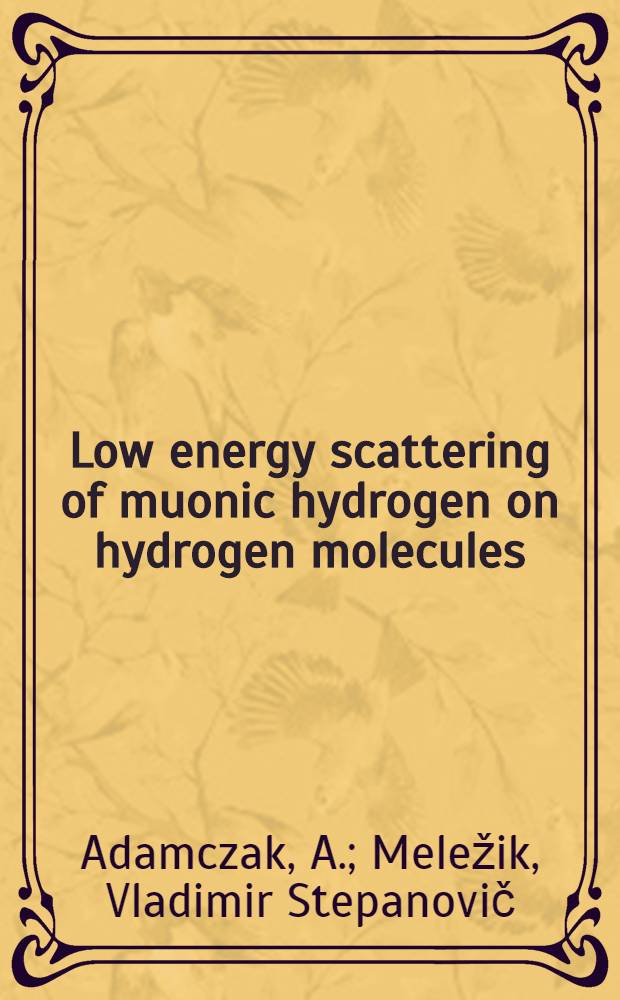 Low energy scattering of muonic hydrogen on hydrogen molecules