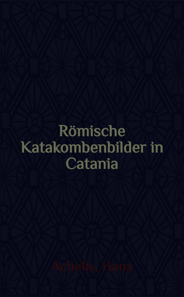Römische Katakombenbilder in Catania