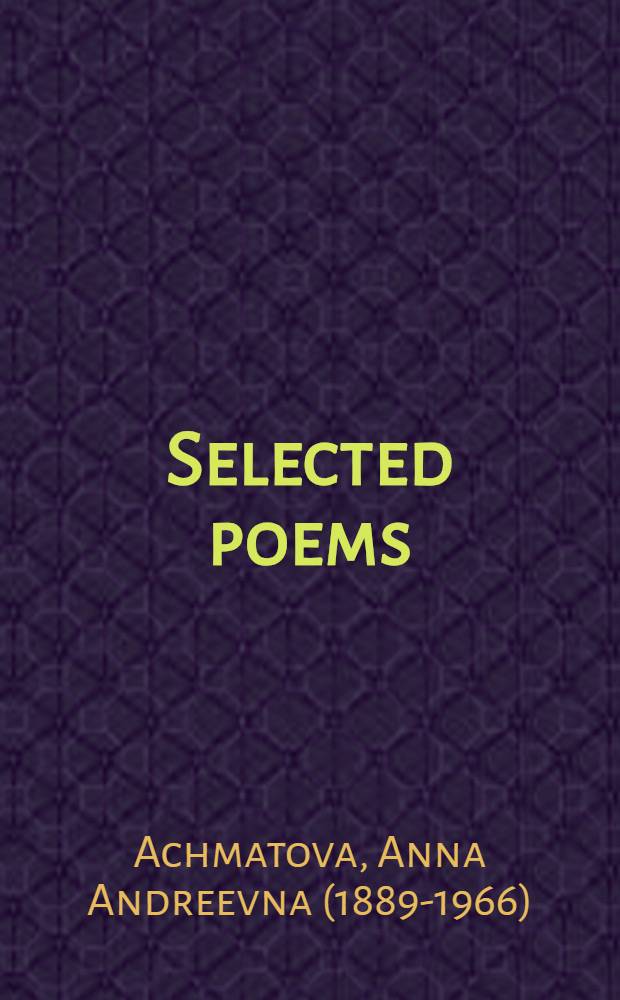 Selected poems