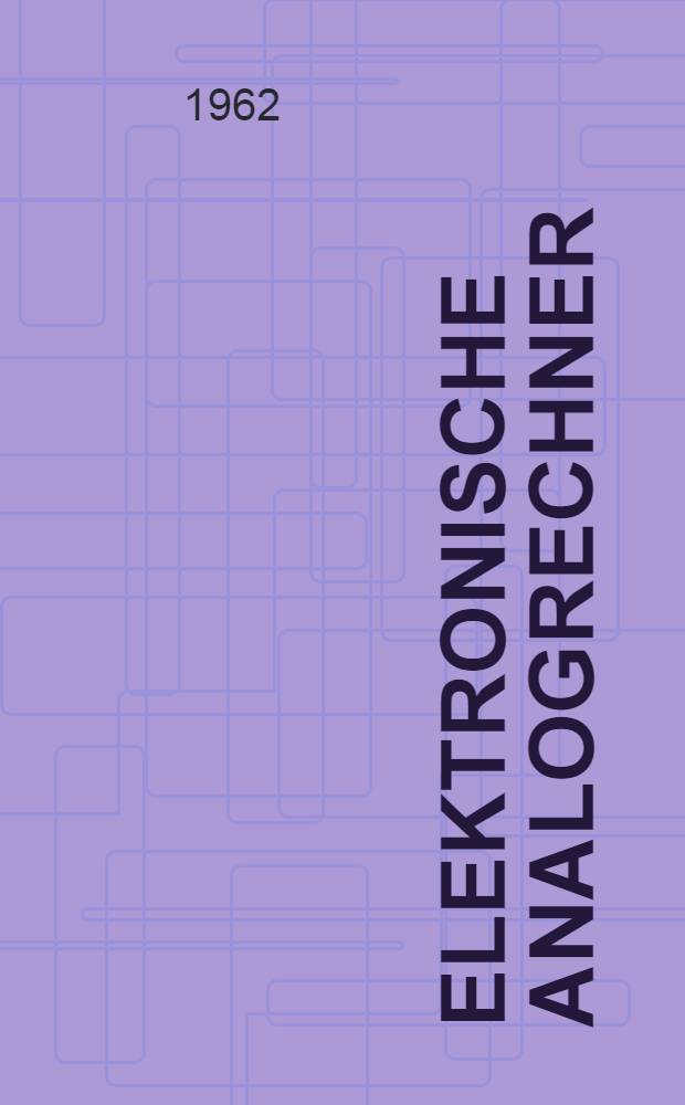 Elektronische Analogrechner
